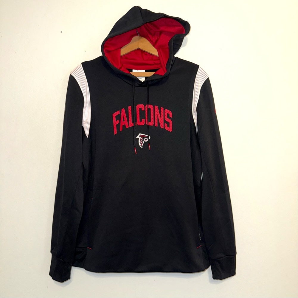 NEW Nike Atlanta Falcons Hoodie Women's Large NFL On Field Therma Fit